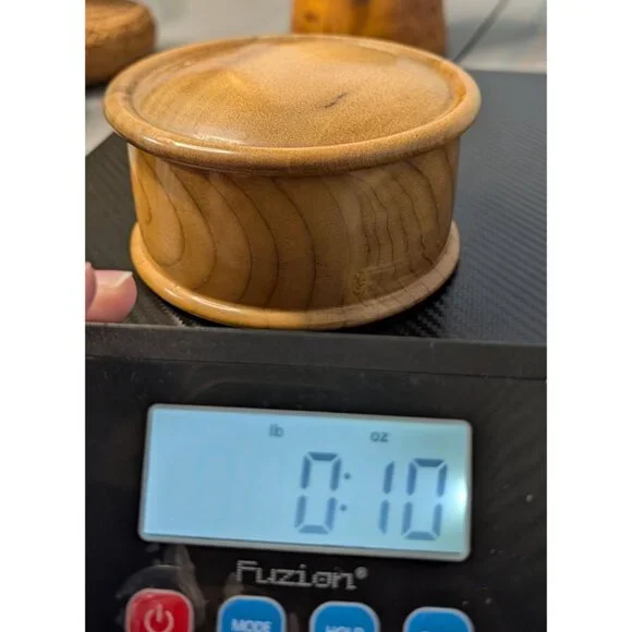 Handcrafted Wooden Trinket Box With Lid - Picture 11 of 12